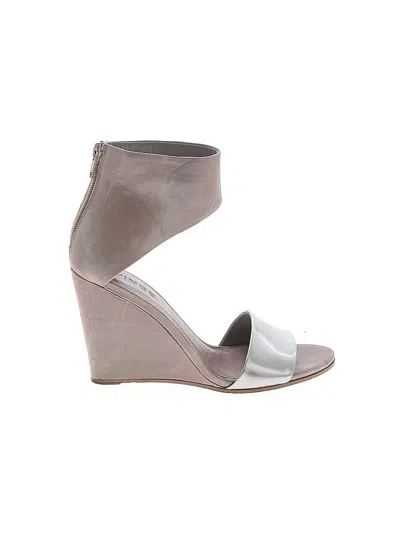 Pre-owned Vince Wedges In Green