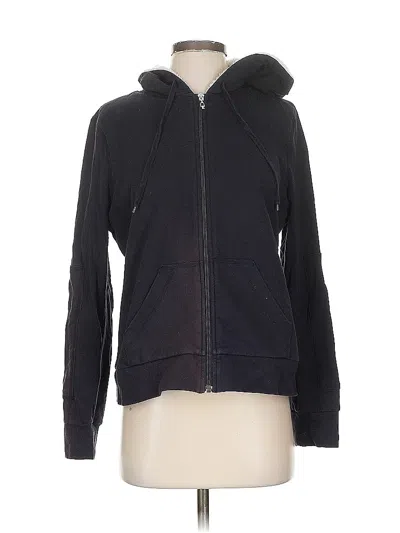 Pre-owned Talbots Zip Up Hoodie In Black