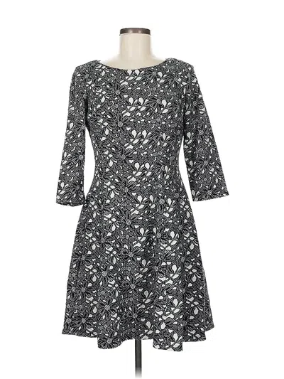 Pre-owned Taylor Cocktail Dress In Gray
