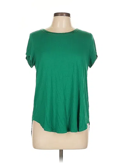 Pre-owned Alfani Short Sleeve T-shirt In Green