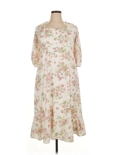 Pre-owned 52seven Casual Dress In White