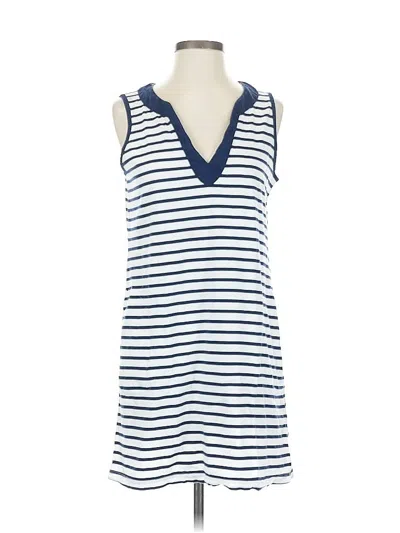 Pre-owned Lands' End Casual Dress In Blue