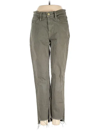 Pre-owned Frame Jeans In Green