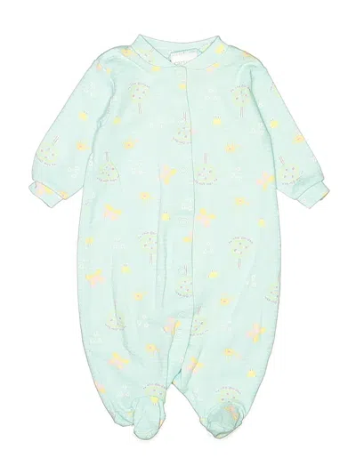 Pre-owned Carter's Babies' Long Sleeve Onesie In Green