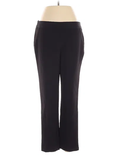 Pre-owned Roz & Ali Dress Pants In Black