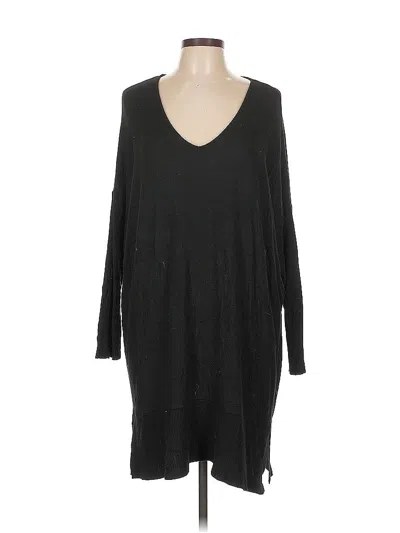 Pre-owned American Eagle Outfitters Poncho In Black