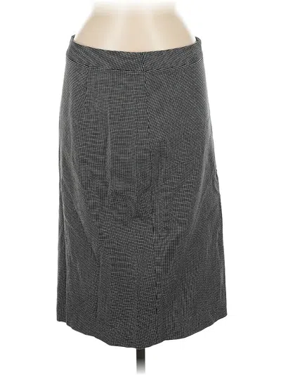Pre-owned Banana Republic Formal Skirt In Gray