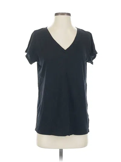 Pre-owned Velvet By Graham & Spencer Short Sleeve T-shirt In Black