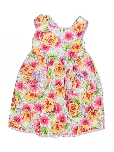 Pre-owned Blueberi Boulevard Kids' Dress In Yellow