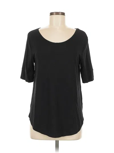 Pre-owned Patchington 3/4 Sleeve T-shirt In Black