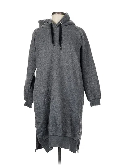 Pre-owned Assorted Brands Pullover Hoodie In Gray