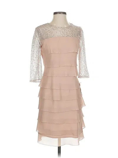 Pre-owned Alex Evenings Cocktail Dress In Brown