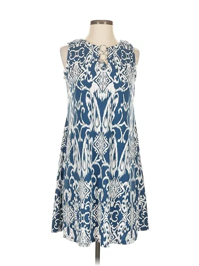 Pre-owned Msk Casual Dress In Blue