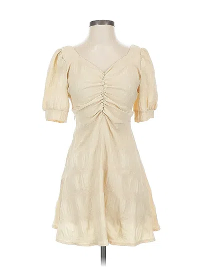 Pre-owned Assorted Brands Cocktail Dress In White