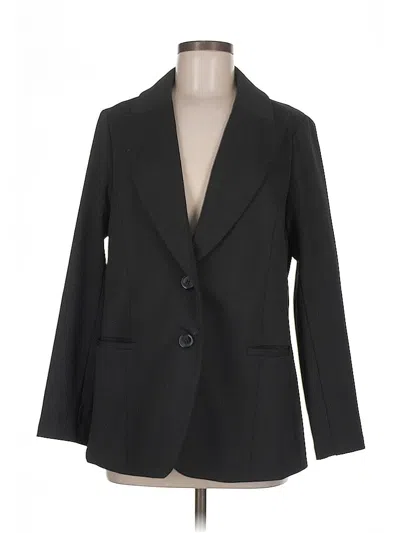 Pre-owned Dg^2 By Diane Gilman Blazer Jacket In Black