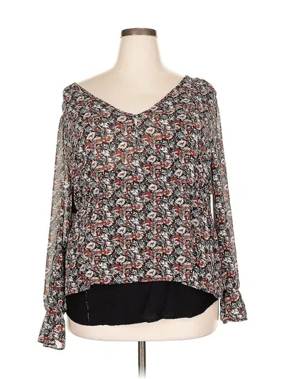 Nordstrom Rack Long Sleeve Blouse In Multi