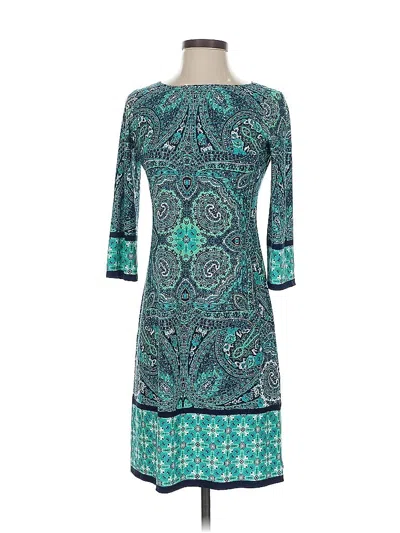 Pre-owned London Style Cocktail Dress In Blue