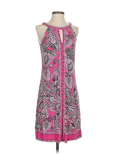 Pre-owned Inc International Concepts Casual Dress In Pink