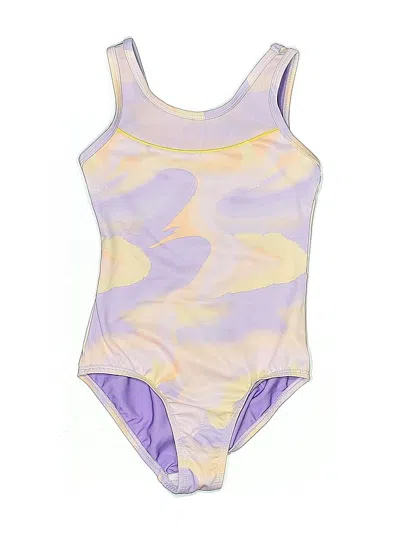 Pre-owned Cat & Jack Kids' One Piece Swimsuit In Purple