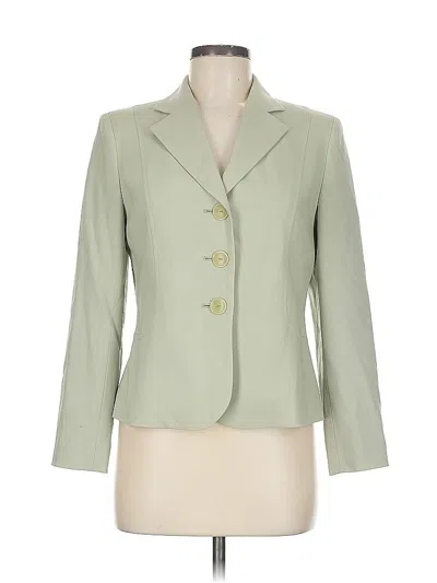 Pre-owned Talbots Wool Blazer Jacket In Green