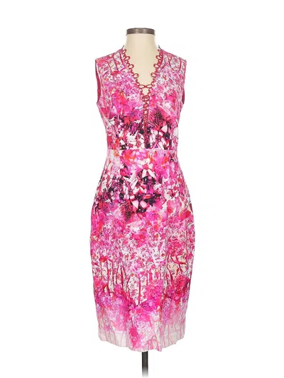 Pre-owned Elie Tahari Cocktail Dress In Pink