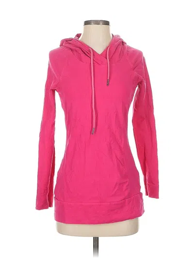 Pre-owned Assorted Brands Pullover Hoodie In Pink
