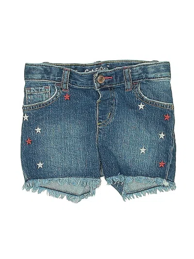 Pre-owned Cat & Jack Kids' Denim Shorts In Blue