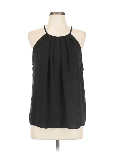 Pre-owned Cece Sleeveless Blouse In Black