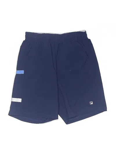 Pre-owned Fila Kids'  Athletic Shorts In Blue