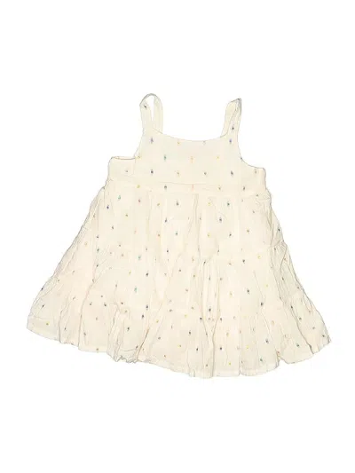 Pre-owned Baby Gap Kids' Dress In White