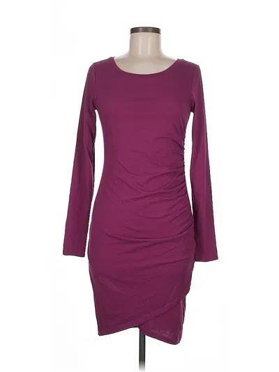 Pre-owned Leith Casual Dress In Burgundy