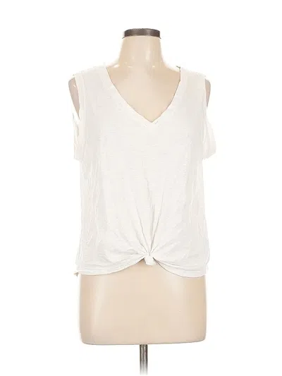 Pre-owned Abound Sleeveless T-shirt In White