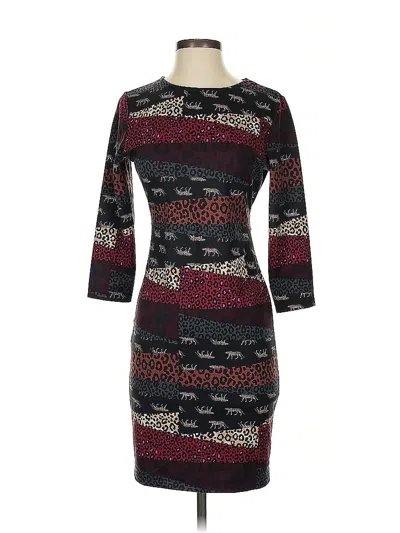 Pre-owned Victoria Sport Casual Dress In Burgundy