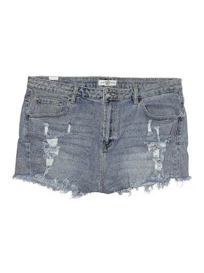 Pre-owned Almost Famous Denim Shorts In Blue
