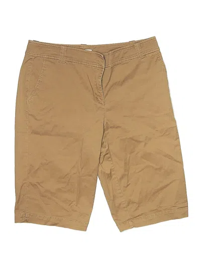 Pre-owned New York And Company Khaki Shorts In Brown