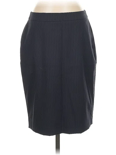 Pre-owned Ann Taylor Factory Formal Skirt In Gray