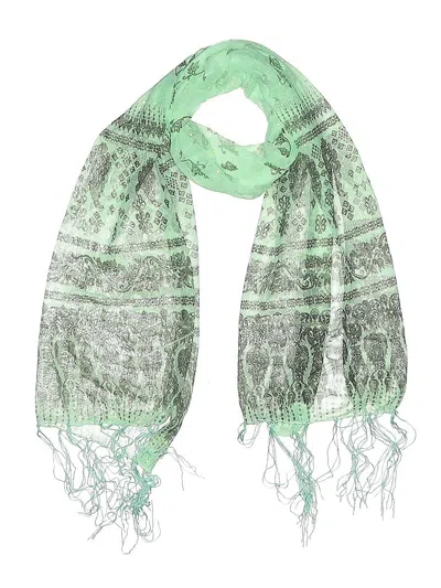Pre-owned Unbranded Scarf In Green
