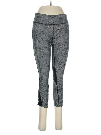 Pre-owned Nike Active Pants In Gray