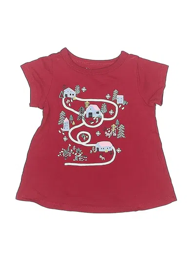 Pre-owned First Impressions Babies' Short Sleeve T-shirt In Red