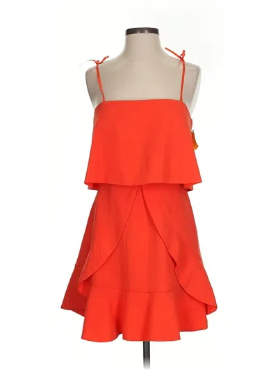 Pre-owned Bcbgmaxazria Cocktail Dress In Orange