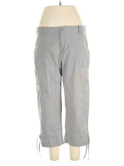 Pre-owned Rafaella Casual Pants In Gray