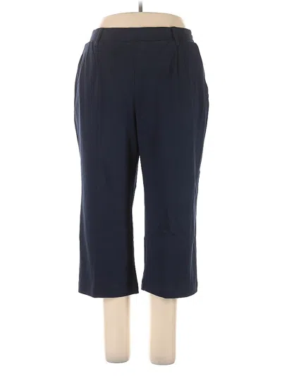 Pre-owned Lands' End Casual Pants In Blue