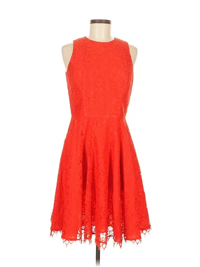 Pre-owned Shoshanna Cocktail Dress In Red