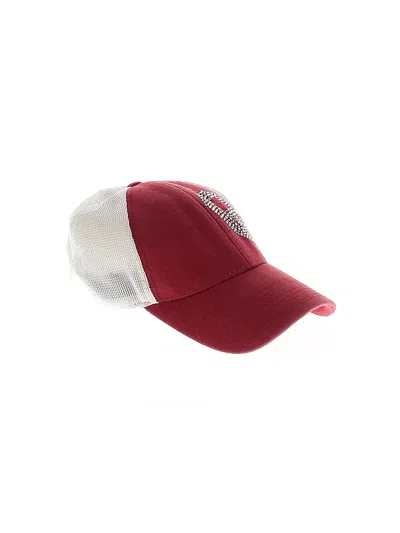 Pre-owned New Era Baseball Cap In Burgundy