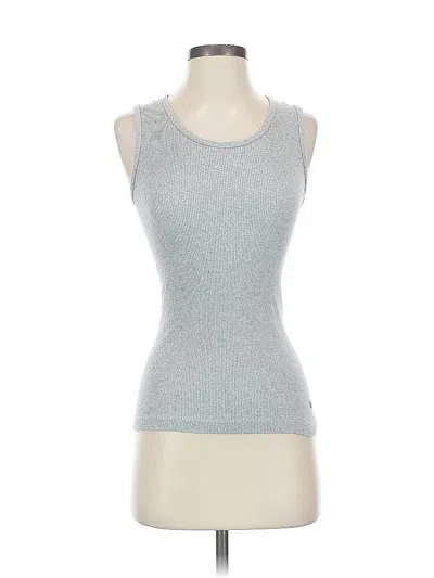 Pre-owned Ecko Unltd Tank Top Silver Strapless Neckline Tops