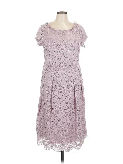 Pre-owned Assorted Brands Cocktail Dress In Purple