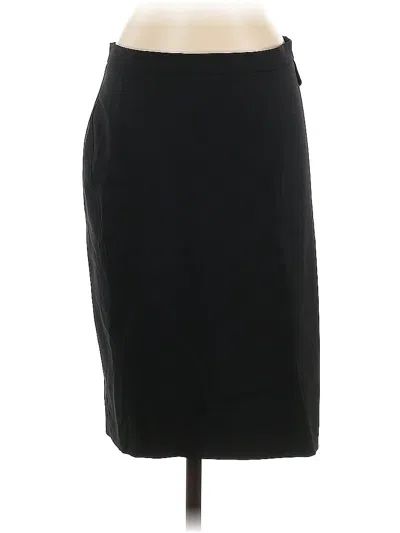Pre-owned Bcbgmaxazria Wool Skirt In Black