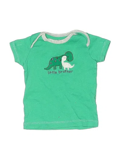 Pre-owned Child Of Mine By Carter's Babies' Short Sleeve T-shirt In Green
