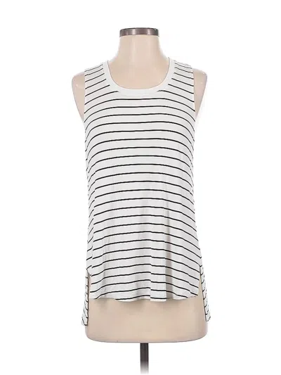 Pre-owned Cabi Sleeveless T-shirt In White