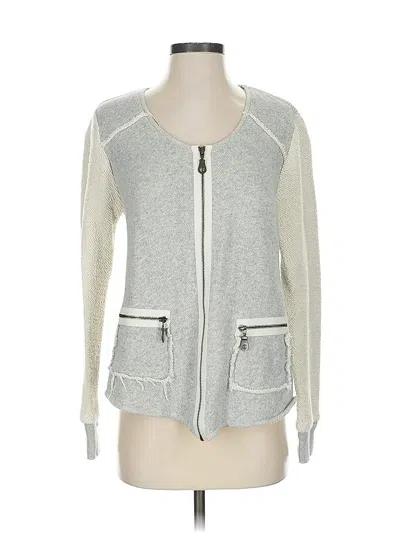 Pre-owned Drew Cardigan Sweater In Silver